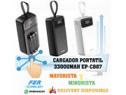 CARGADOR PORTATIL 33000MAH EP-C887
