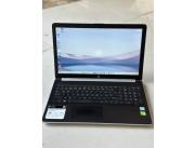HP 15 Laptop / Intel core i7- 8550U / 8GB de RAM