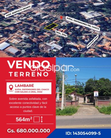 Terrenos - TERRENO EN VENTA EN LAMBARE - BARRIO SAN ISIDRO