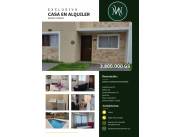 ALQUILO CASA EN BARRIO CERRADO, SIN COMISIÓN INMOBILIARIA.