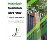 Defensa y Diseño en Armonía: La Media Luna que Cuida tu Hogar con Elegancia.