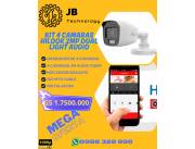 KIT 4 CAMARAS DUAL LIGTH HILOOK INSTALADO
