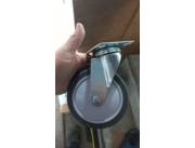 RUEDA GRIS BASE GIRATORIA 5 S/FRENO