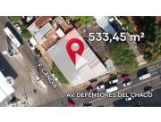 Vendo propiedad sobre avenida def del chaco, calle ultima