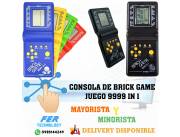 CONSOLA DE BRICK GAME JUEGO 9999 IN 1