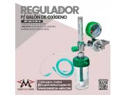 Regulador para Balon de Oxigeno ( Manometro )
