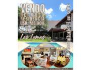 VENDO AMPLIA RESIDENCIA BARRIO LAS LOMAS ZONA BCP
