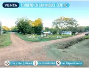 VENDO ESQUINA de 12m x 33m - Superficie: 396m2 📍 San Miguel Centro, Cambyreta