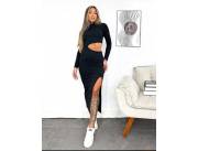 HERMOSO VESTIDO TELA CREPÉ