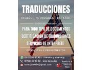 TRADUCTOR PÚBLICO MATRICULADO.