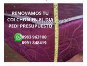 REPARAMOS COLCHONES DE TODAS LAS MARCAS EN EL MISMO DIA! NO TIRES MAS TUS COLCHONES