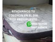 DALE UNA OPORTUNIDAD A TU VIEJO COLCHON! REPARACION EN EL MISMO DIA!