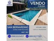 VENDO CASA EN SAN BERNARDINO - ZONA ANFITEATRO!!!..