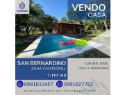 VENDO CASA EN SAN BERNARDINO - ZONA CANTEGRILL!!!..