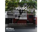 TERRENO EN VENTA SOBRE MCAL ESTIGARRIBIA Y CONSTITUCION
