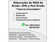 REDACCION DE TESIS DE GRADO Y POST GRADO 2025