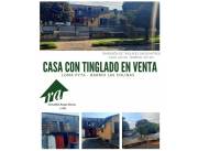 Vendo casa con depósito