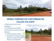TERRENO DE 5 HAS EN VILLETA EN ITA IVATE