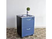 CAJONERA VOLANTE 2CAJ 15MM AZUL (M01981)