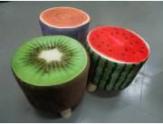 TABURETE LAVABLE DISEÑO FRUTAS