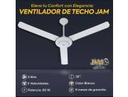 VENTILADOR DE TECHO JAM MOTOR PESADO ! LLEVA EN 36 CUOTAS CON TARJETA DE CRÉDITO !!