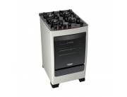 COCINA DAKO GLASS INOX 4 HORNALLAS !! LLEVA HASTA EN 36 CUOTAS CON TARJETA DE CRÉDITO !