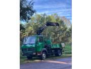 Mercedes Benz 1114 tumba con grua