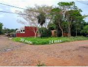 VENDO TERRENO EN ESQUINA EN ÑEMBY LÍMITE CON SAN LORENZO!!