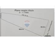 VENDO TERRENO BO.JARA C/40 MTRS DE FRENTE- TOTAL 2.872 M2 A MTRS DE SIRIA Y GRAL.SANTOS