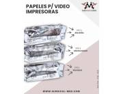 Papel para videoprinter