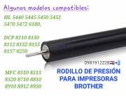 Rodillo de presion para impresoras Brother y otros