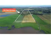 VENDO CAMPO 34 HECTAREAS EN CNEL.BOGADO-DPTO.ITAPUA A 3 KM DE LA RUTA PY08-IDEAL P/TODO