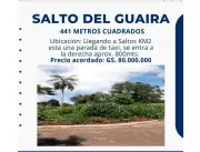 VENDO TERRENO EN SALTO DEL GUAIRÁ