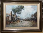 Vendo pintura mercado de Asuncion pintor Roberto Demarchi