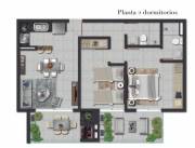 VENDO DEPARTAMENTO DE 2 DORMITORIOS EN EDIFICIO MANANTILES ITURBE