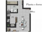 VENDO DEPARTAMENTO DE 1 DORMITORIO EDIFICIO MANANTIALES ITURBE