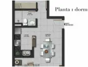 VENDO DEPARTAMENTO DE 1 DORMITORIO EDIFICIO MANANTIALES ITURBE