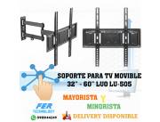 SOPORTE PARA TV MOVIBLE 32" - 60" LUO LU-505