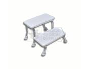 Escalerilla de dos peldaños Aluminio