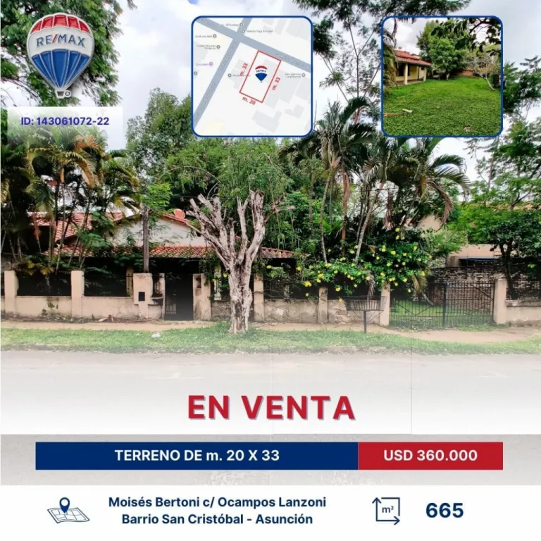 VENDO - TERRENO - PARAGUAY ASUNCION SAN CRISTOBAL — foto 2