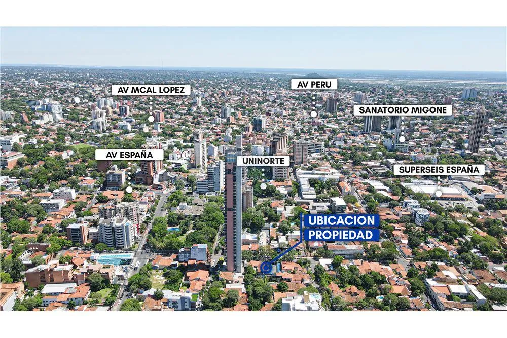 VENTA PROPIEDAD ZONA LAS MERCEDES ASUNCION 36X30 1.061M2 — foto 3