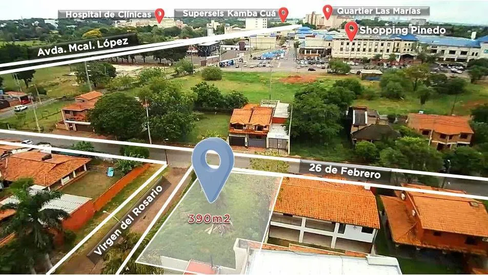 VENDO TERRENO EN ESQUINA EN SAN LORENZO Z PINEDO SHOPPING!! — foto 2