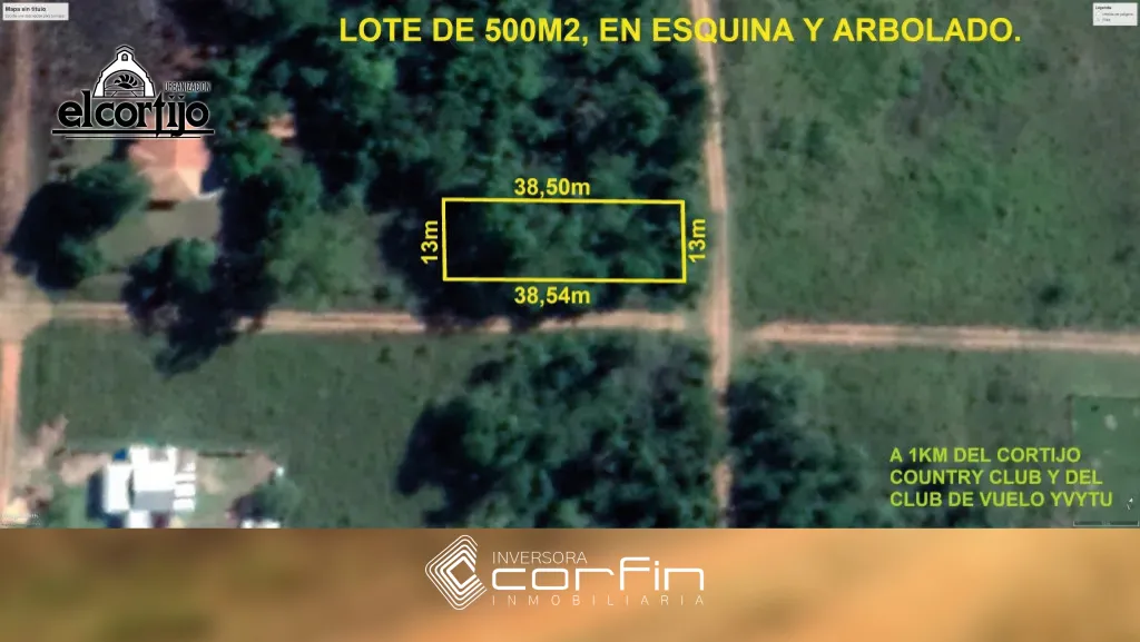 EL CORTIJO, 500M2 EN ESQUINA, ARBOLADO A UNA CUADRA DE LA DOBLE AVENIDA LOS LAPACHOS — foto 3