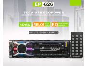 AUTORADIO ECOPOWER EP-626 CON BLUETOOTH
