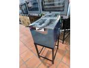 Freidora electrica agua y aceite Venancio 23 litros industrial uso sobre mesa o con base