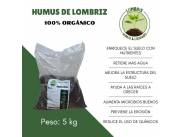 Humus de lombriz de 5kg - Lumbrix