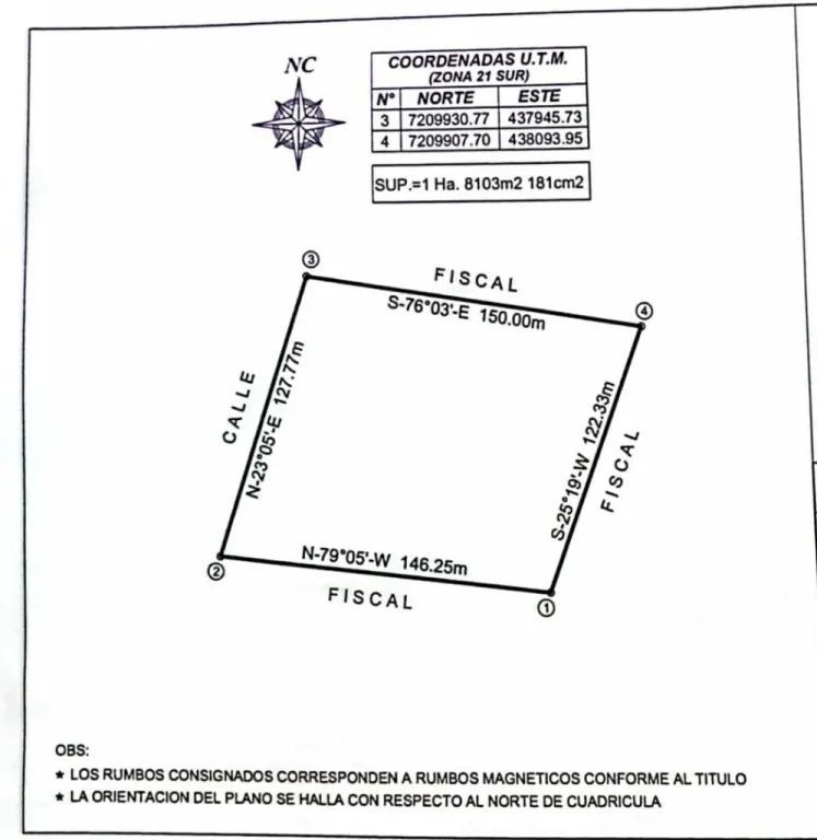 VENDO LOTE TITULADO DE 18.103MTS2 EN NUEVA ASUNCION (CHACO) — photo 2