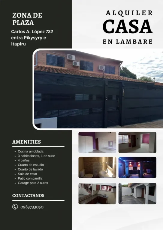 ALQUILER DE CASA EN LAMBARE — foto 2