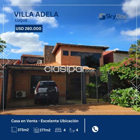 🏡 Casa en Venta en Villa Adela En el barrio más lindo de Luque 🔵🟡