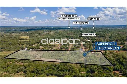 En venta importante terreno de 5 HECTÁREAS en Itauguá — photo 2